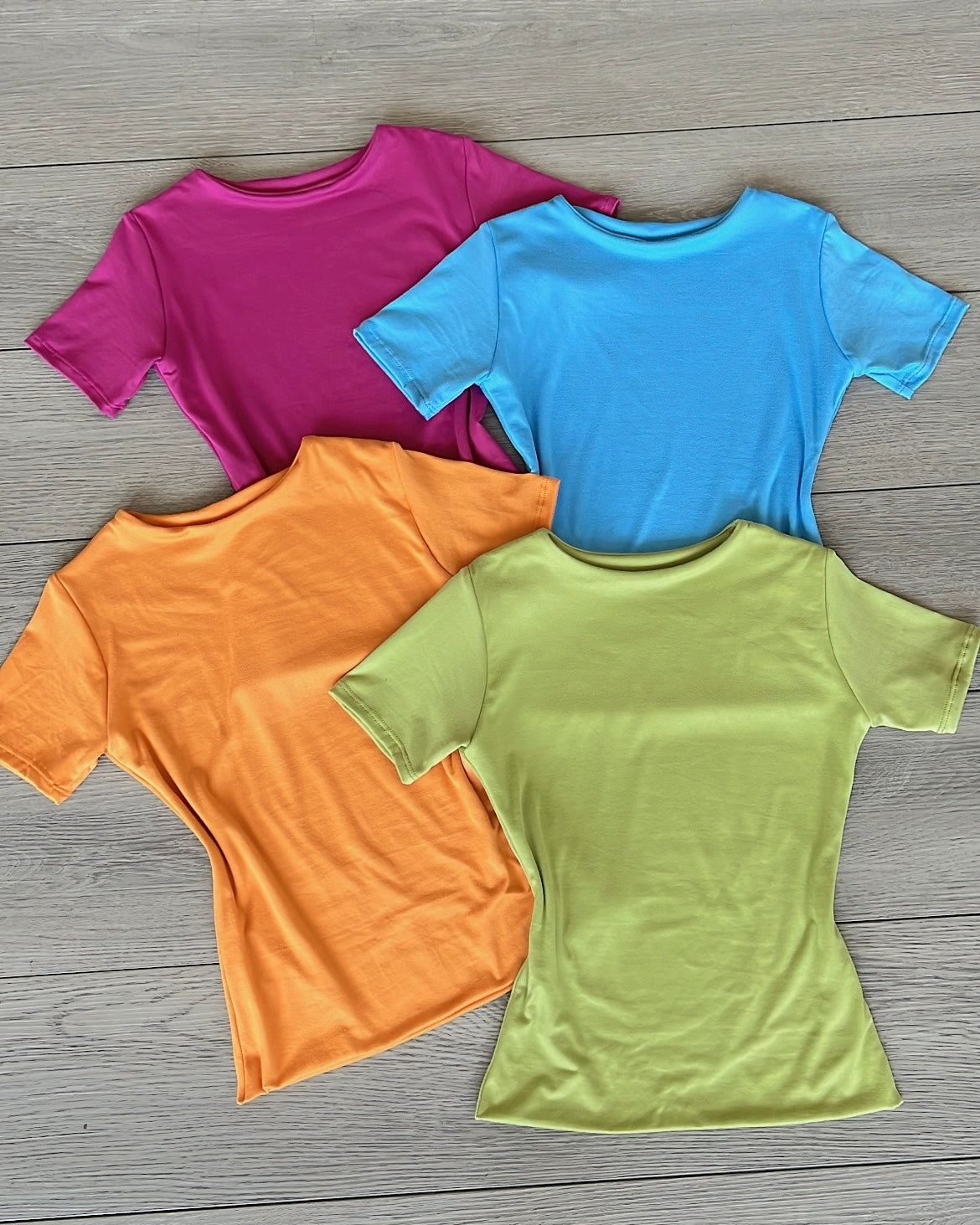 Orange B-Soft Short Sleeve Top