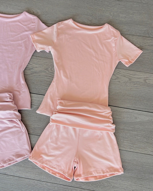 *L.S* Blush B-Soft Short Sleeve Top